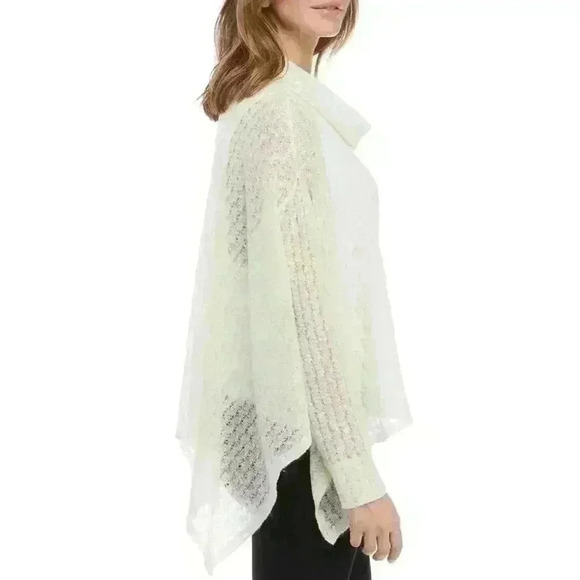 Women's Soft Cowl Neck Cape - Picture 3 of 3